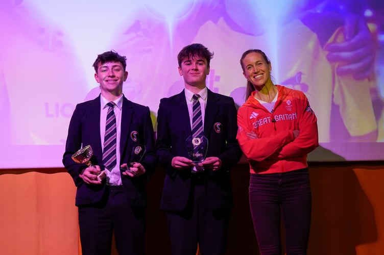 Olympic champion inspires Cornish students at awards evening Olympic champion inspires Cornish students at awards evening
